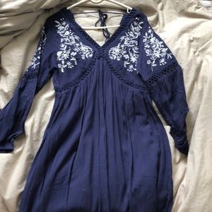 Francescas deep purple dress!